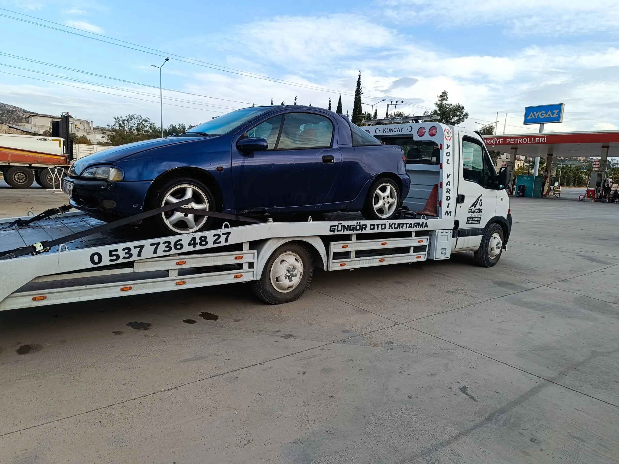 Kaza sonrası çekici ve sigorta süreci
